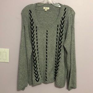 Style & Co Women’s grey sweater size medium